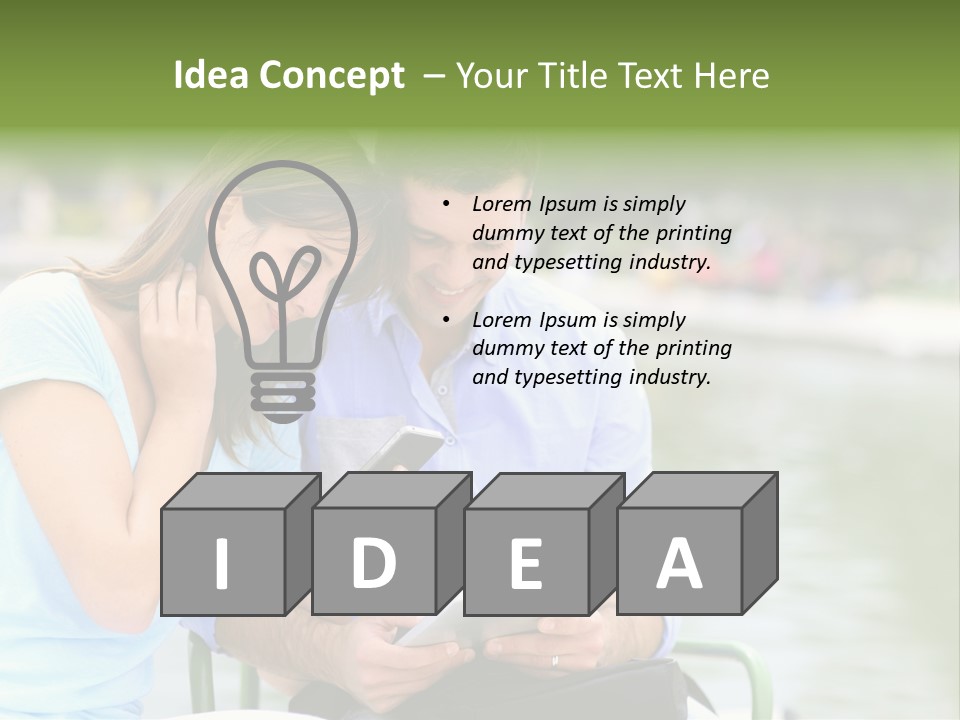Energy House Electricity PowerPoint Template