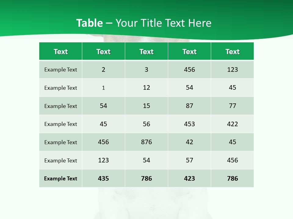 Cold Climate Heat PowerPoint Template
