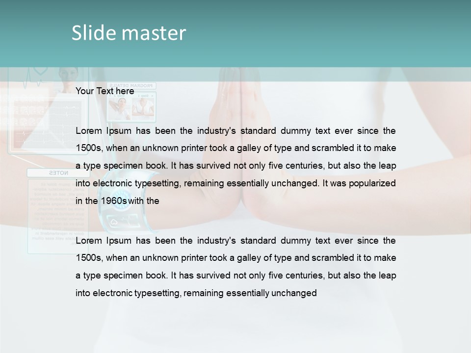 Conditioner Cool Home PowerPoint Template