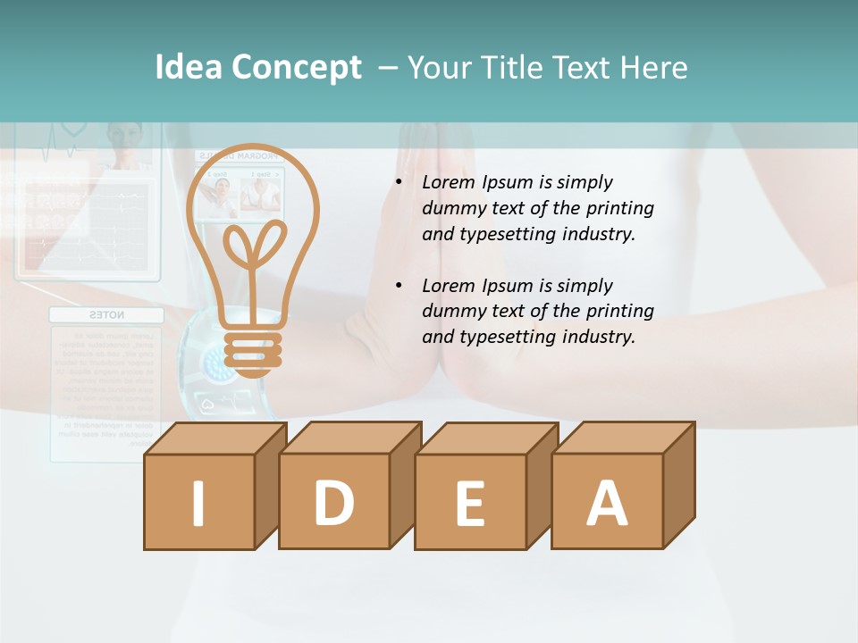 Conditioner Cool Home PowerPoint Template