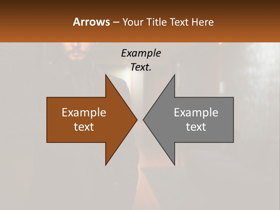 White Power House PowerPoint Template