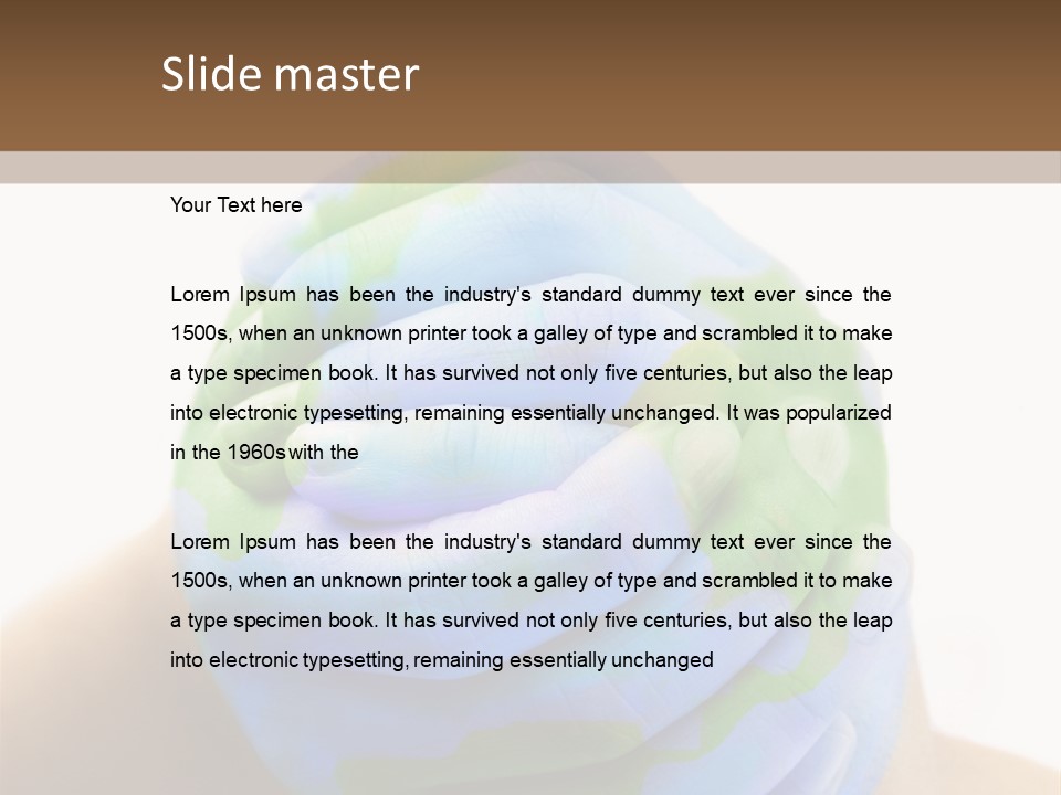 Power Unit White PowerPoint Template