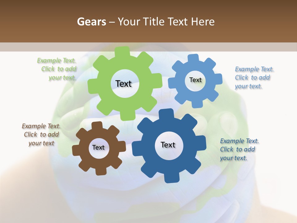 Power Unit White PowerPoint Template