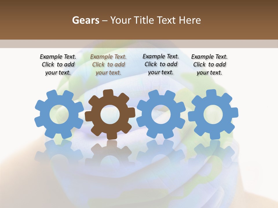 Power Unit White PowerPoint Template