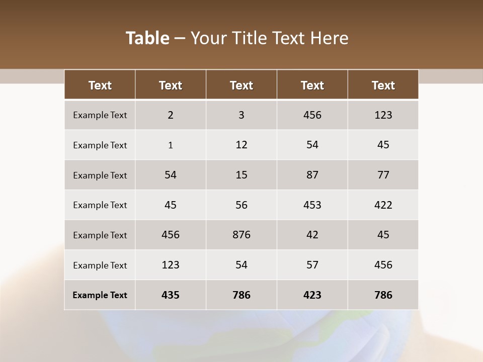 Power Unit White PowerPoint Template