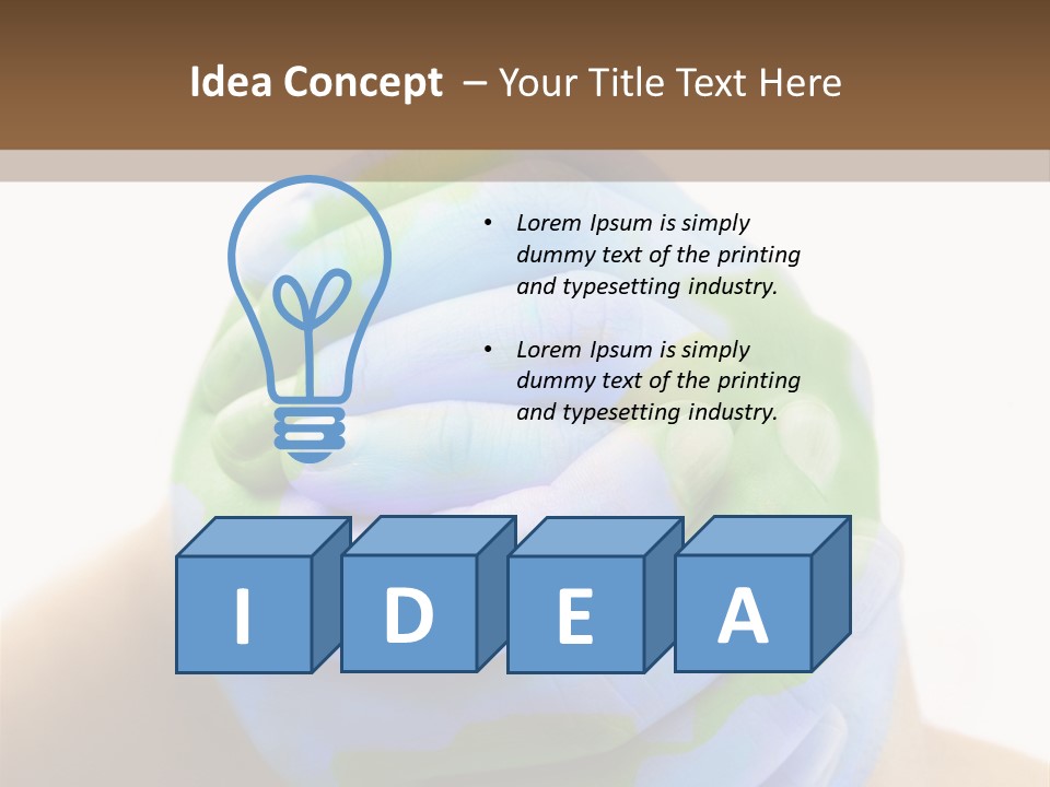 Power Unit White PowerPoint Template