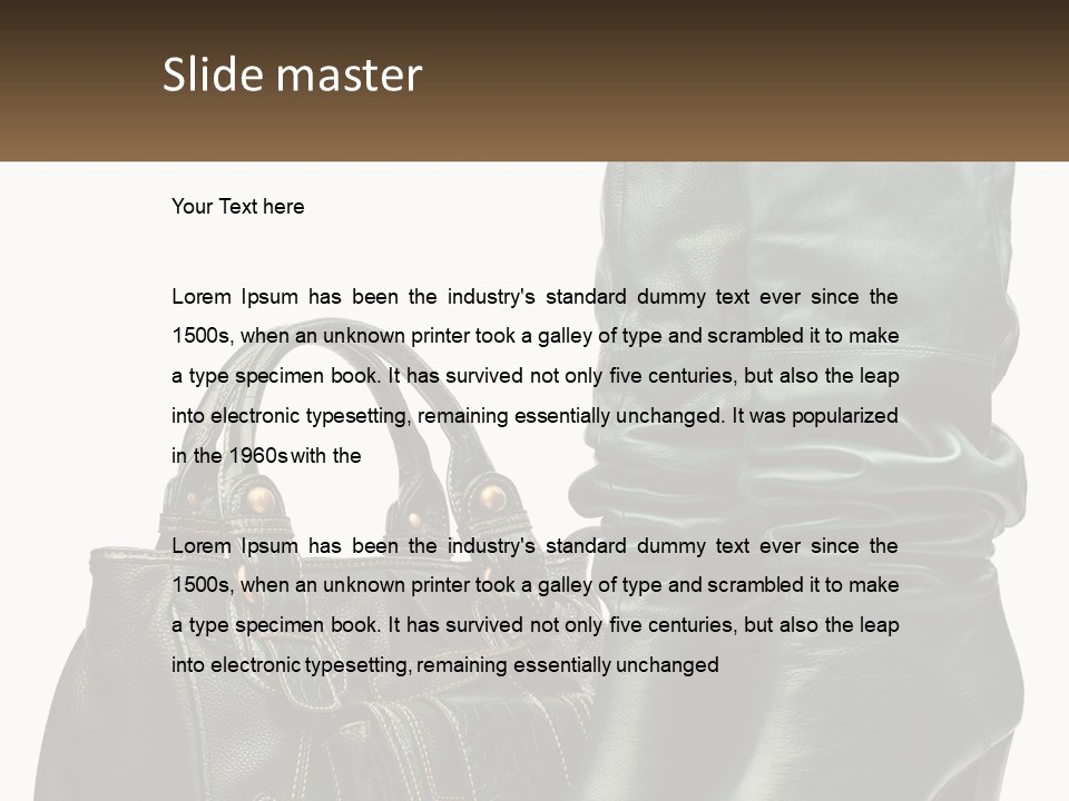 Home Equipment White PowerPoint Template