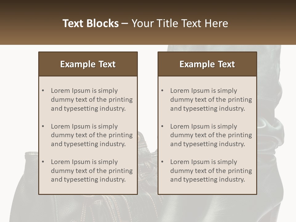 Home Equipment White PowerPoint Template