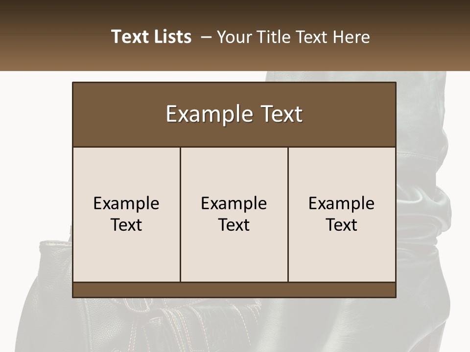 Home Equipment White PowerPoint Template