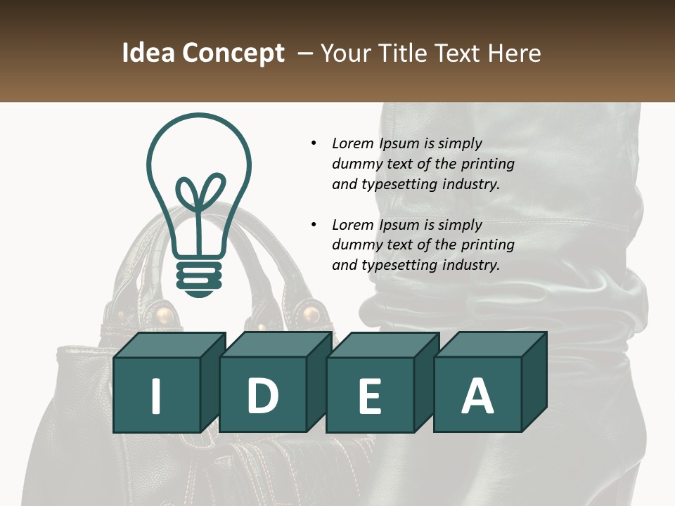 Home Equipment White PowerPoint Template