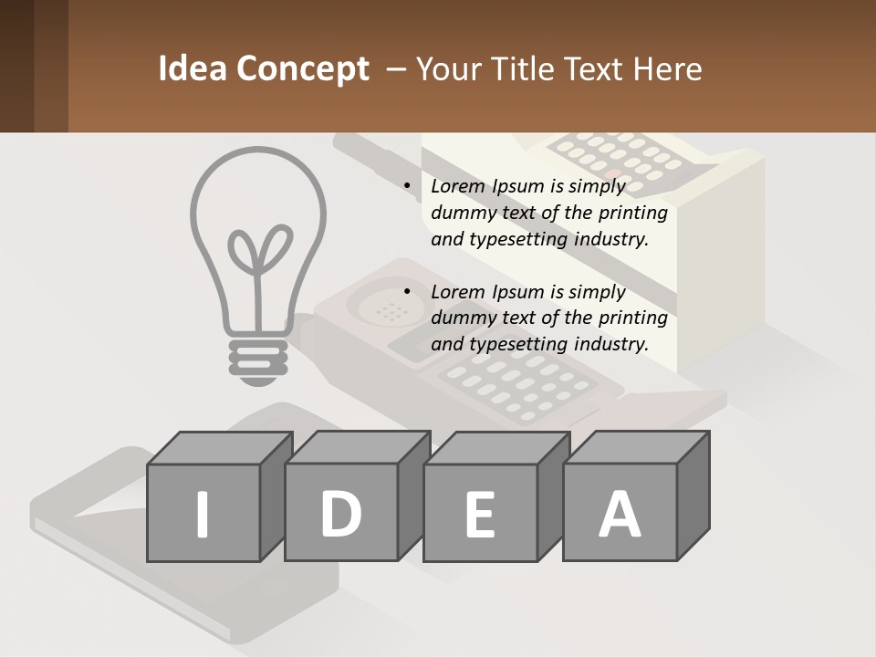 Home Heat Equipment PowerPoint Template