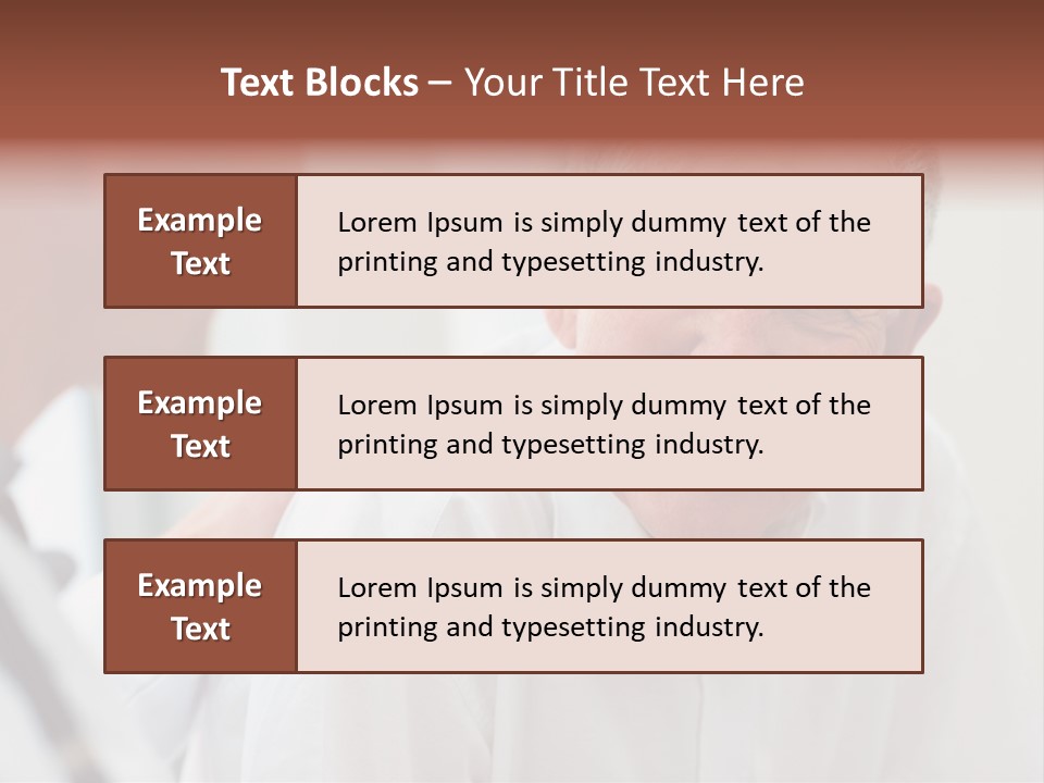 Industry Unit Part PowerPoint Template