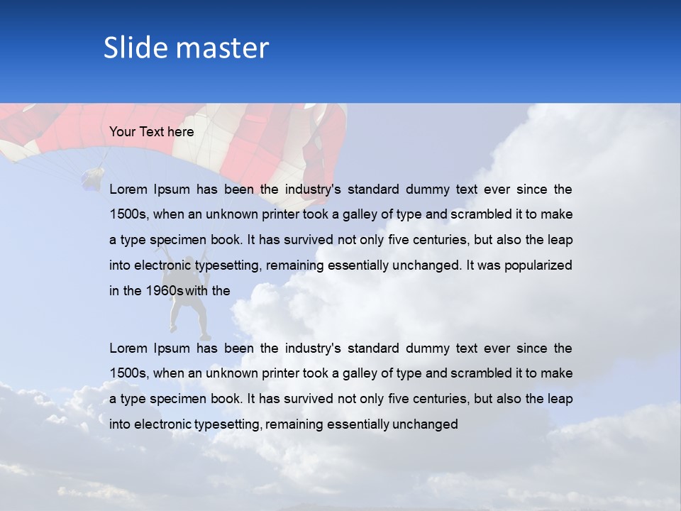 Part Air Cool PowerPoint Template