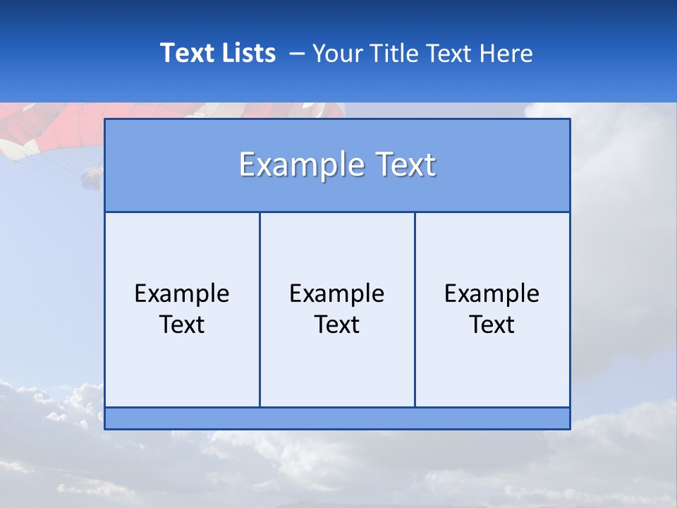 Part Air Cool PowerPoint Template