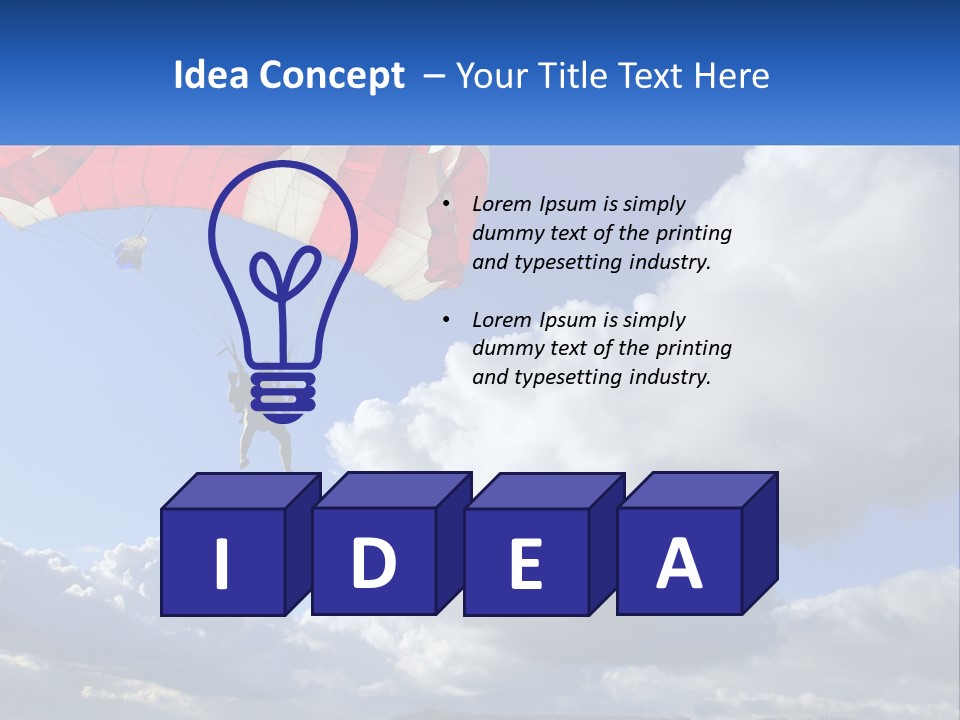 Part Air Cool PowerPoint Template