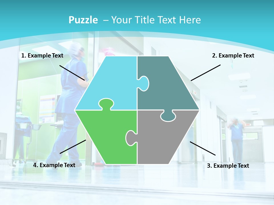 Equipment Cool White PowerPoint Template