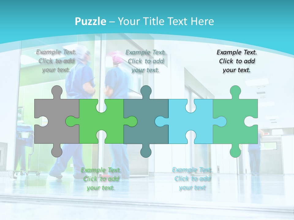 Equipment Cool White PowerPoint Template