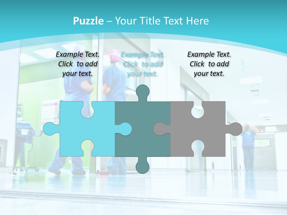 Equipment Cool White PowerPoint Template