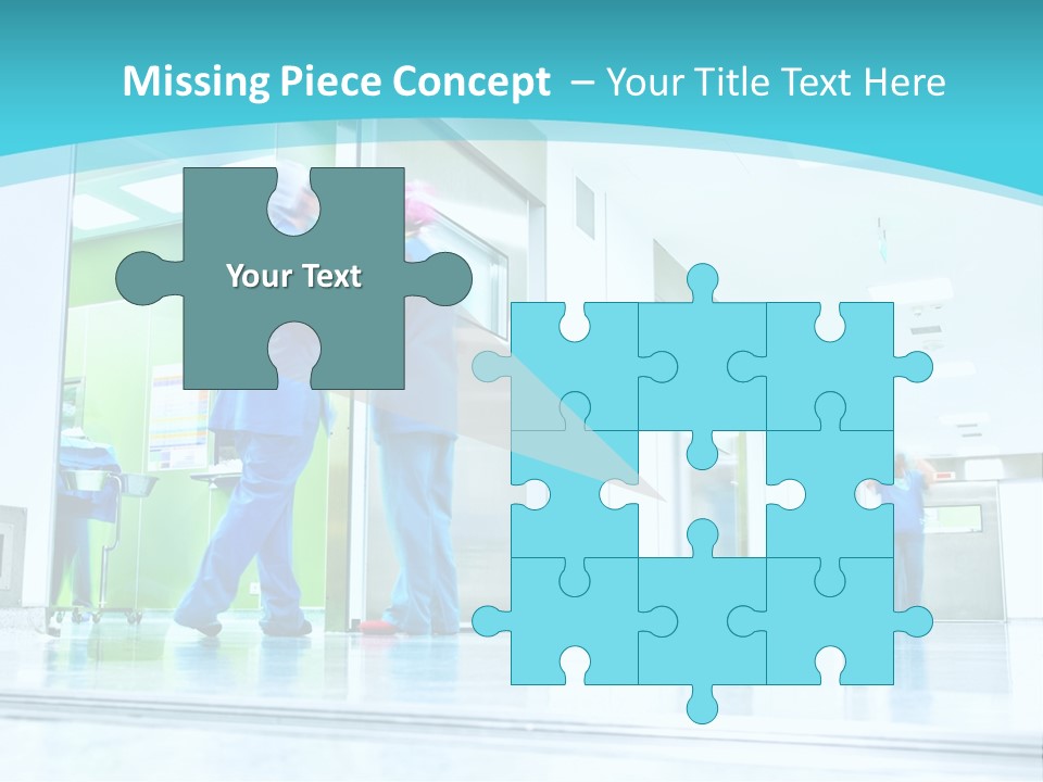 Equipment Cool White PowerPoint Template