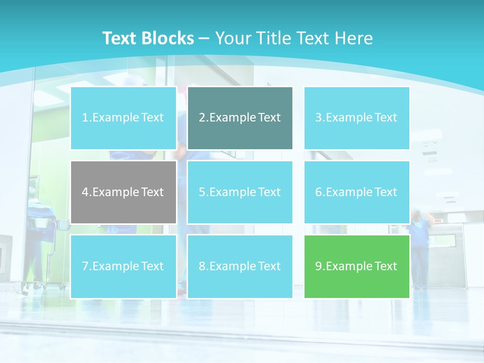 Equipment Cool White PowerPoint Template