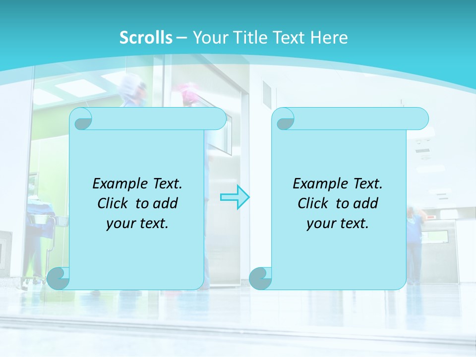 Equipment Cool White PowerPoint Template