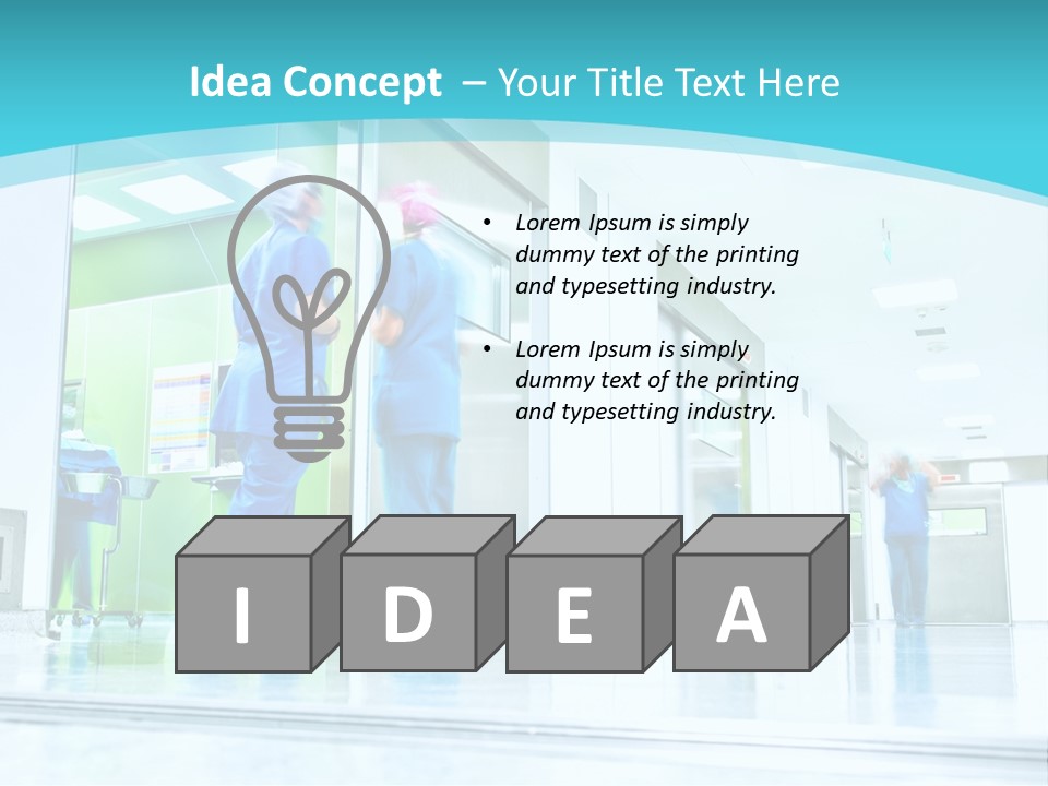 Equipment Cool White PowerPoint Template