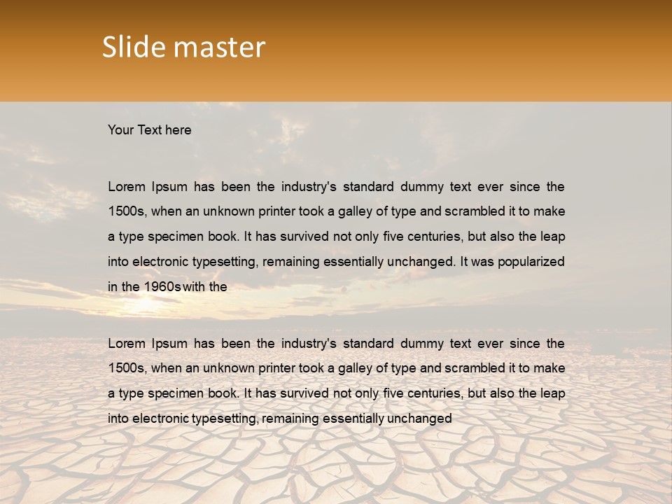 Industry Supply Ventilation PowerPoint Template