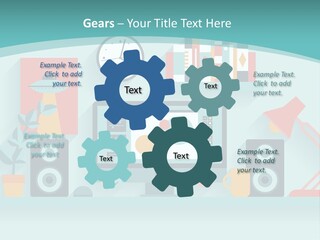 Electric Condition Supply PowerPoint Template