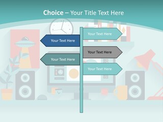 Electric Condition Supply PowerPoint Template