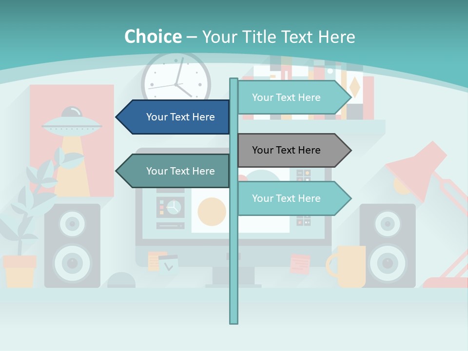 Electric Condition Supply PowerPoint Template