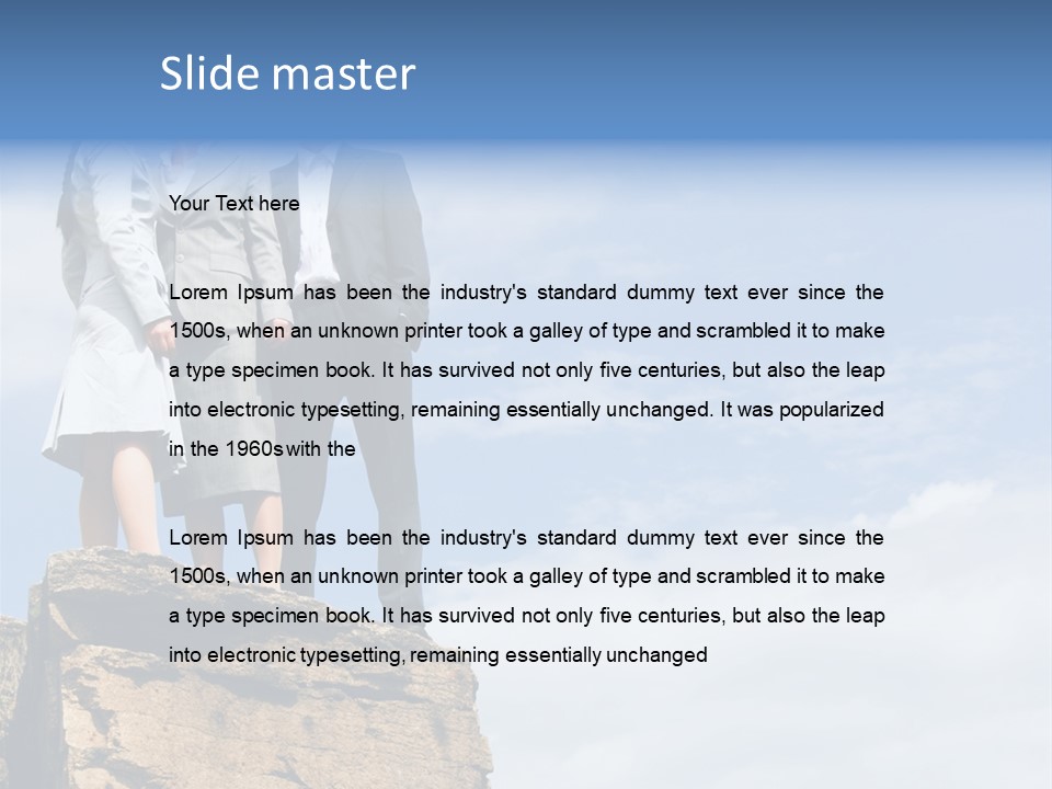 Energy Supply Electricity PowerPoint Template