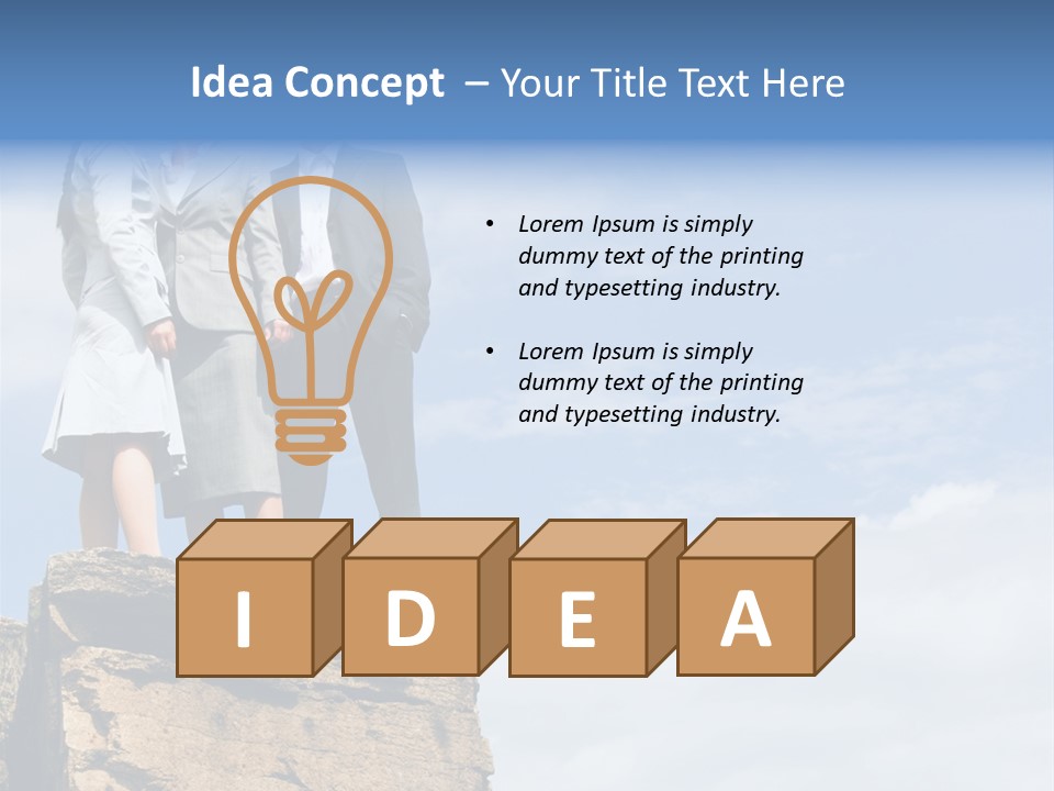 Energy Supply Electricity PowerPoint Template