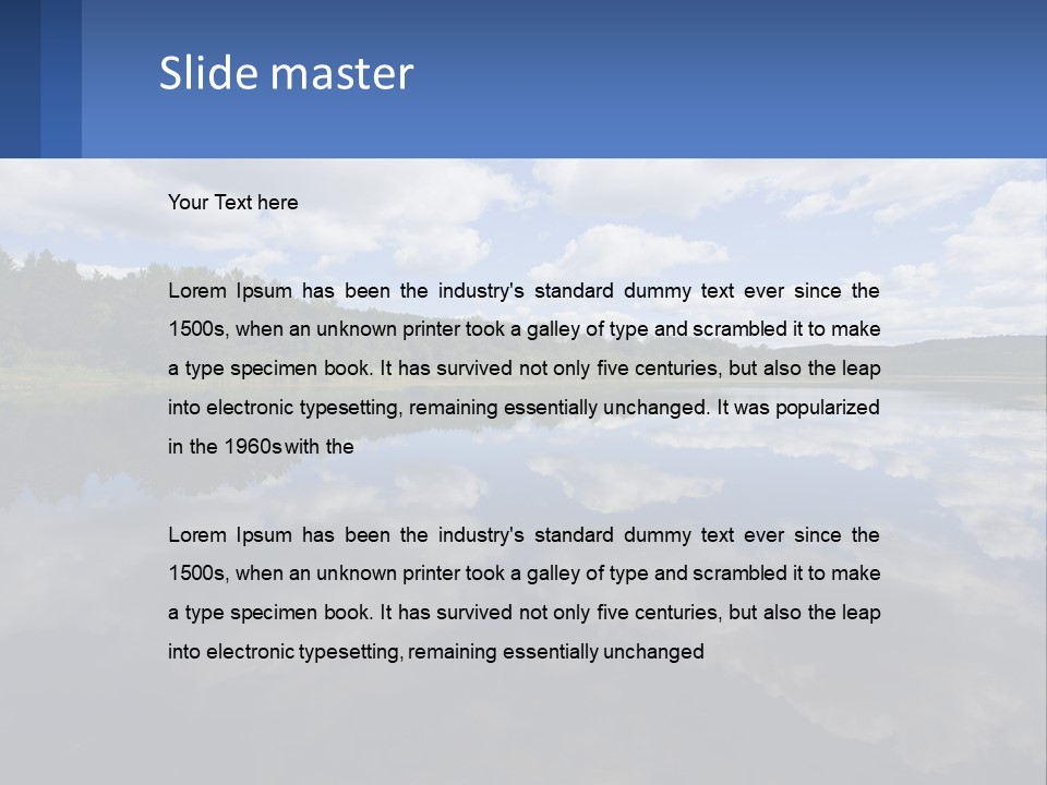 Technology Electricity Industry PowerPoint Template