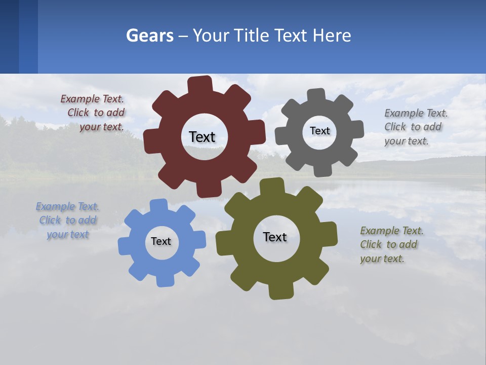 Technology Electricity Industry PowerPoint Template