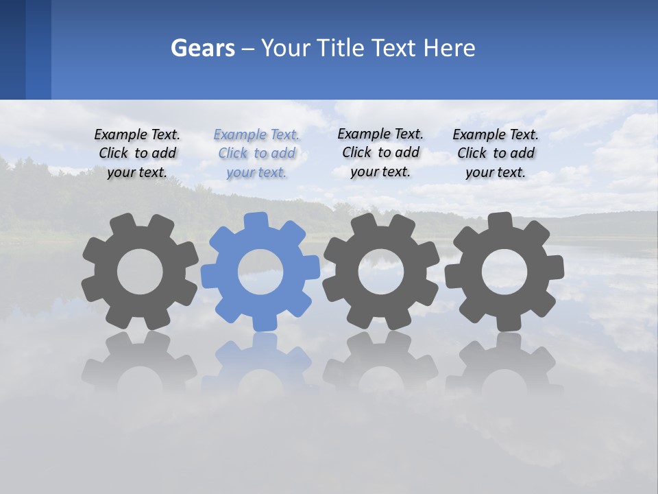 Technology Electricity Industry PowerPoint Template