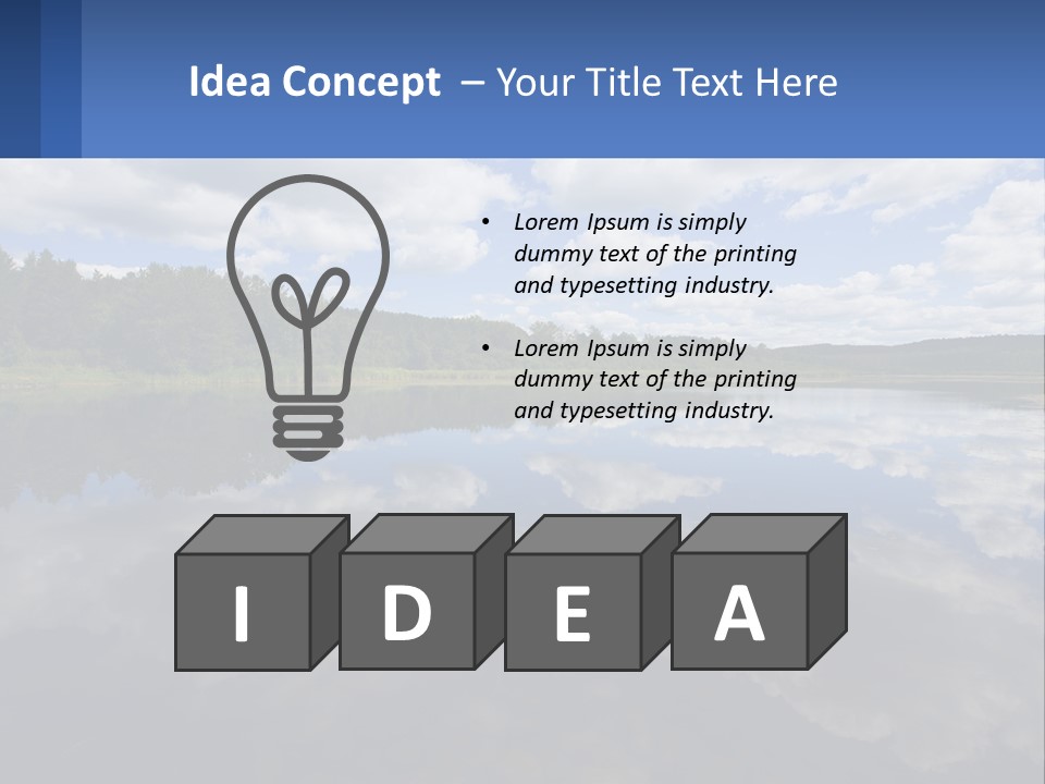 Technology Electricity Industry PowerPoint Template