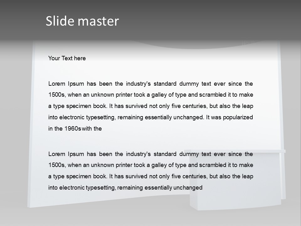 Energy White Temperature PowerPoint Template