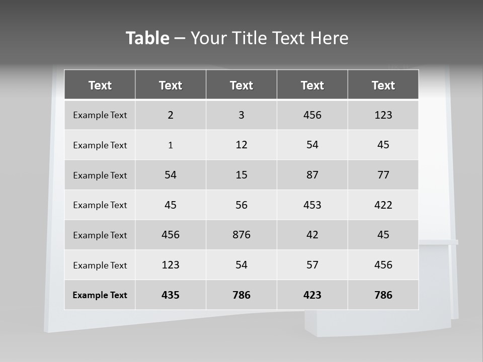 Energy White Temperature PowerPoint Template