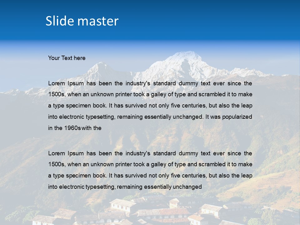 Part Temperature Cold PowerPoint Template