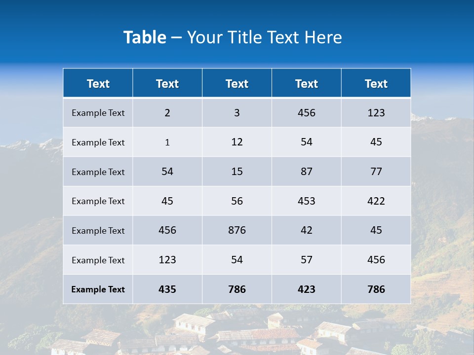 Part Temperature Cold PowerPoint Template