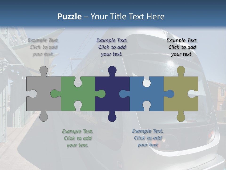 Air White Unit PowerPoint Template