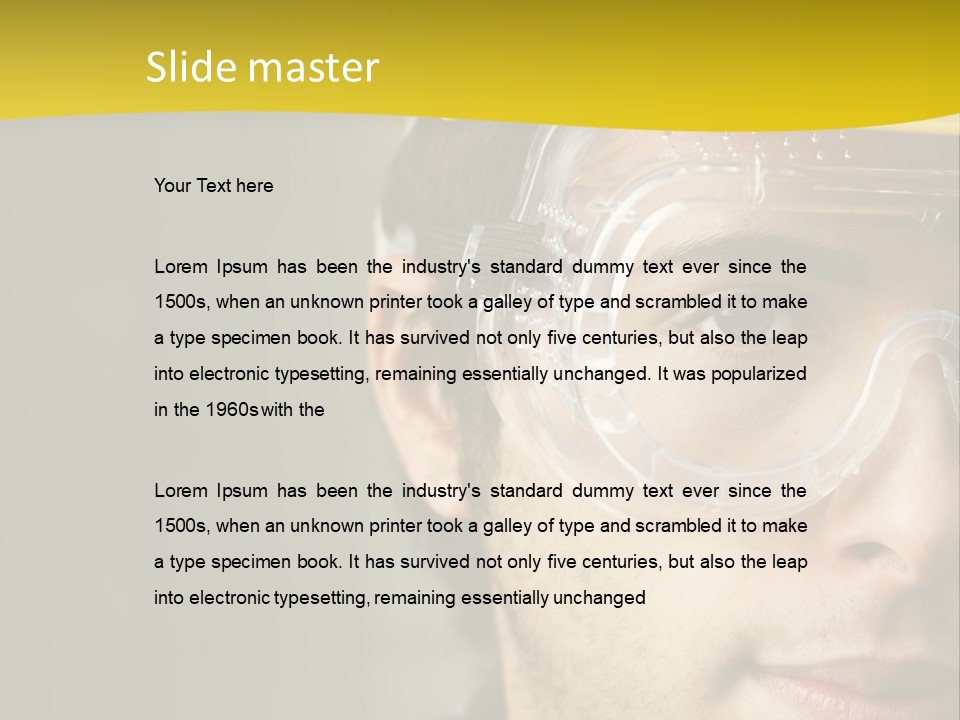 Power Unit Switch PowerPoint Template