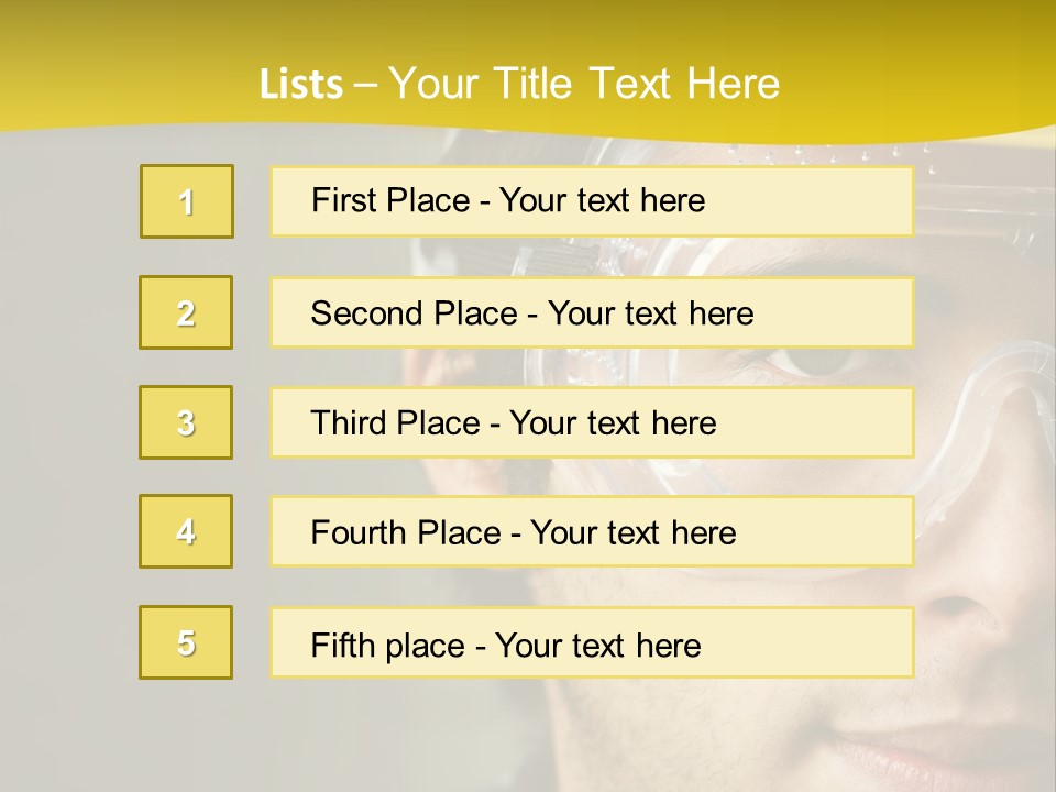 Power Unit Switch PowerPoint Template