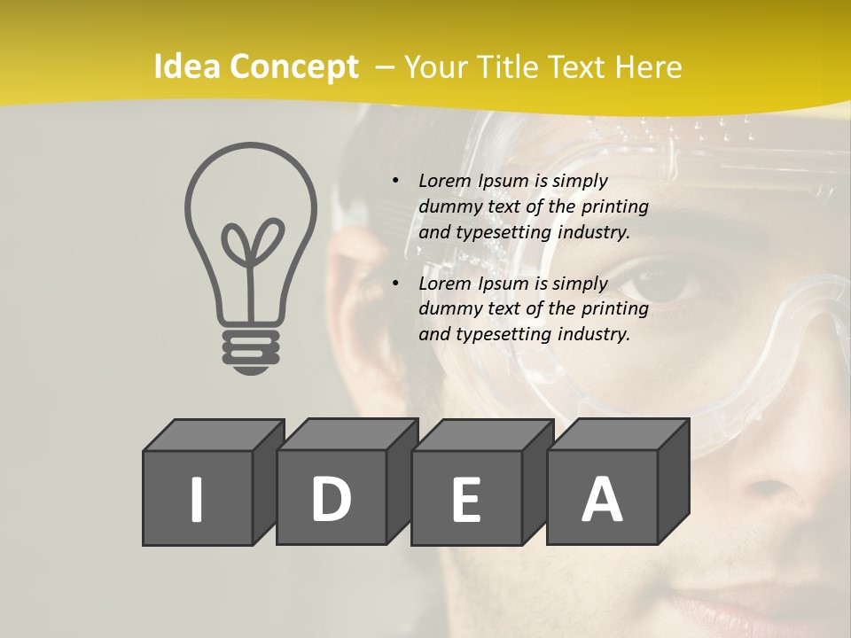 Power Unit Switch PowerPoint Template