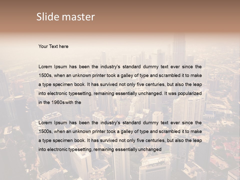 Supply Electric Condition PowerPoint Template