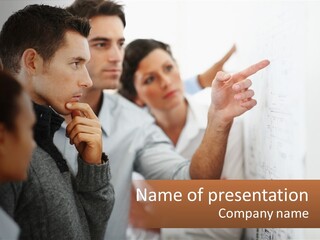 Temperature White Cold PowerPoint Template