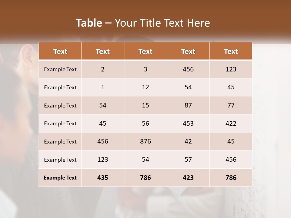 Temperature White Cold PowerPoint Template