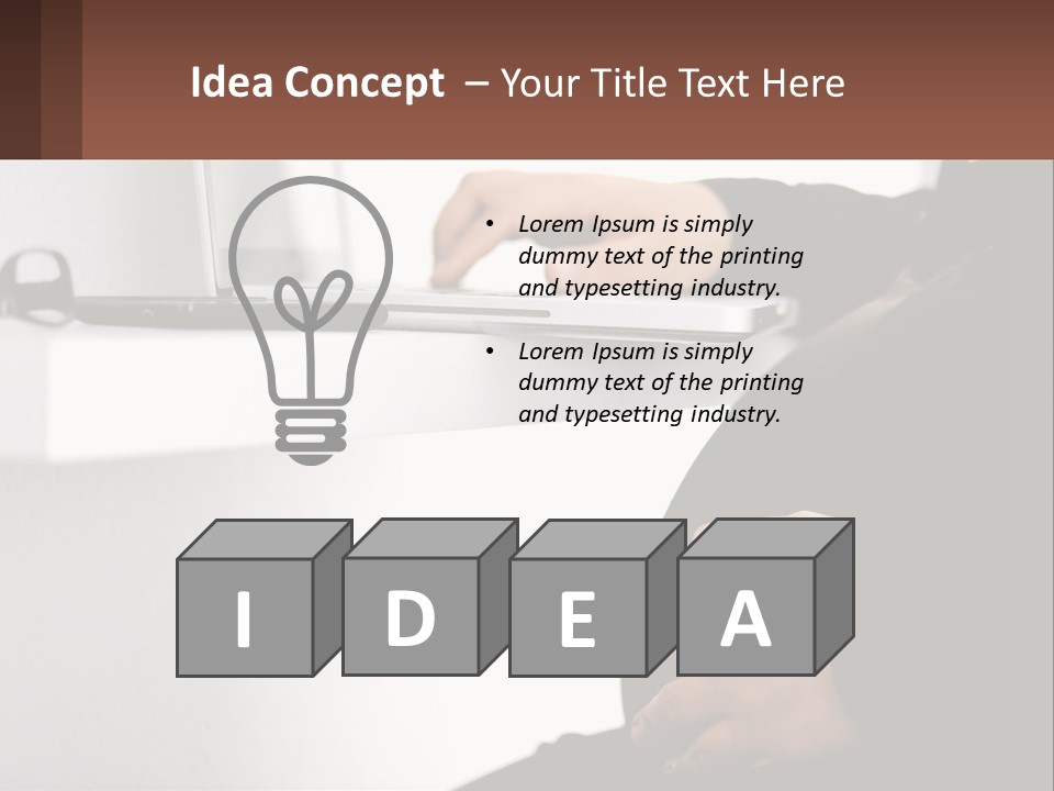 Electricity Conditioner Cool PowerPoint Template