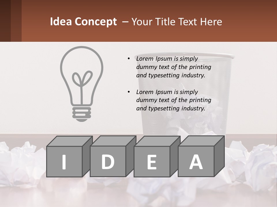 Home Industry House PowerPoint Template