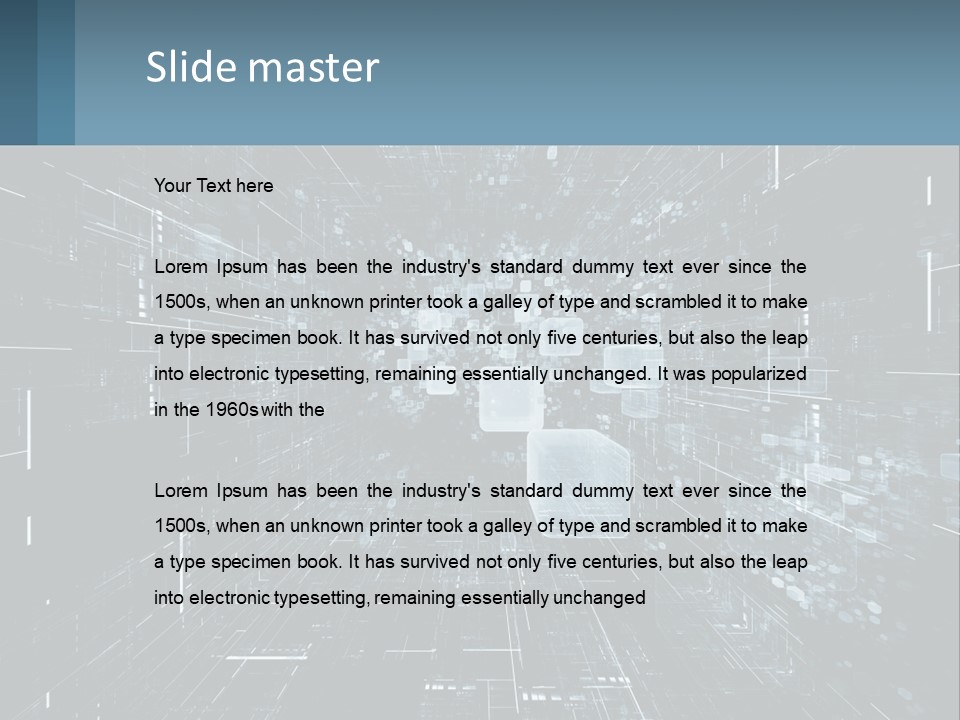 Temperature Home Unit PowerPoint Template